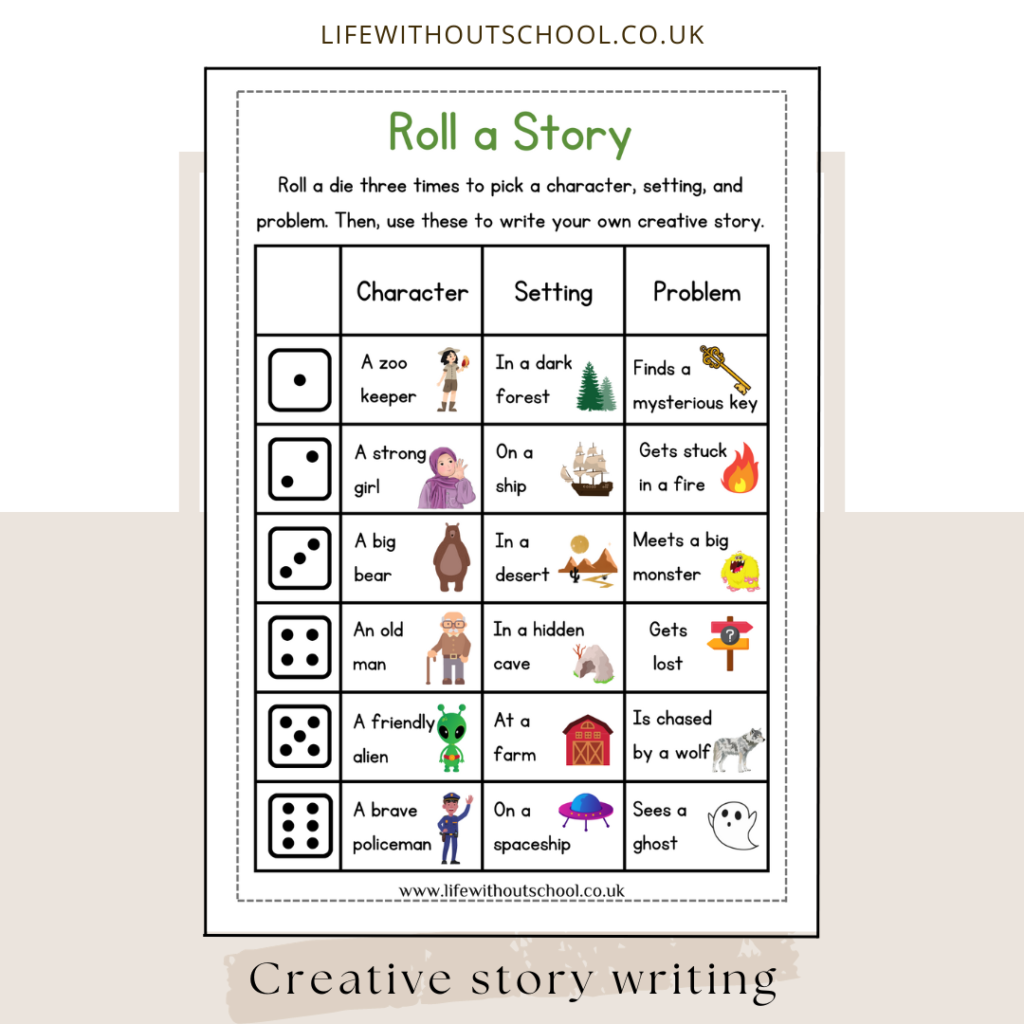 creative writing activity for kids