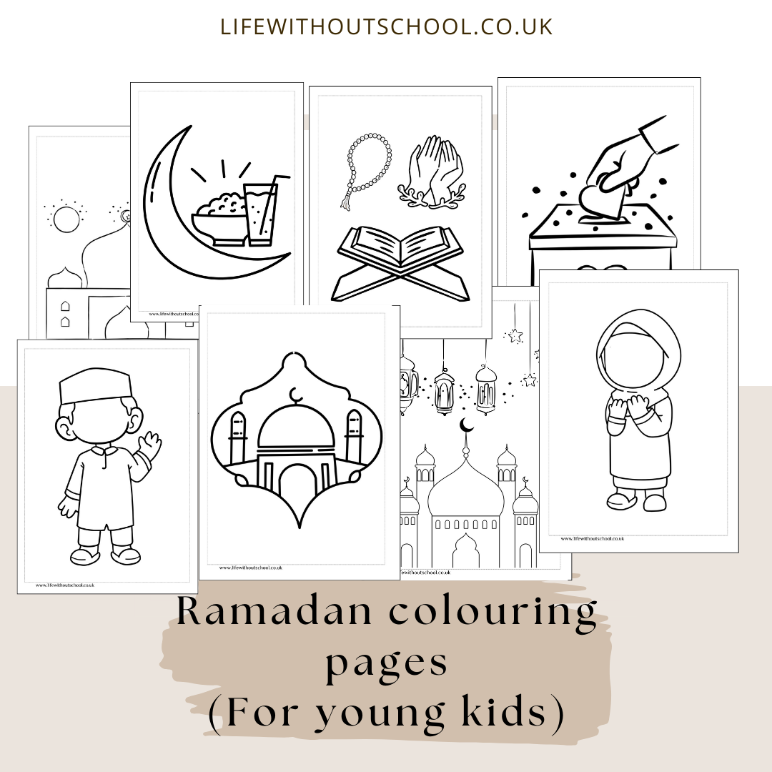 Free Printable Ramadan Colouring Pages - Life Without School